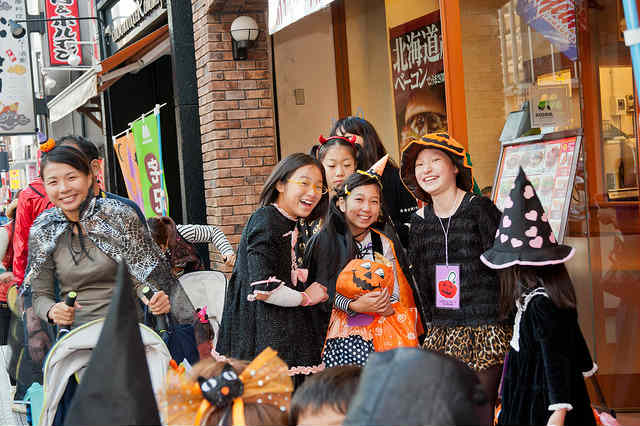 Как отмечают Хэллоуин в Японии!