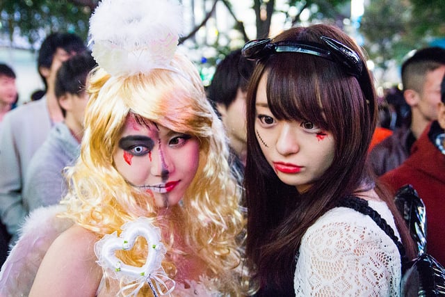 Как отмечают Хэллоуин в Японии. Костюмированный парад в Сибуя и детские радости.
