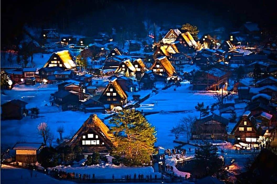 Сиракава-го - старинная японская деревня - достопримечательность, объект наследия ЮНЕСКО!